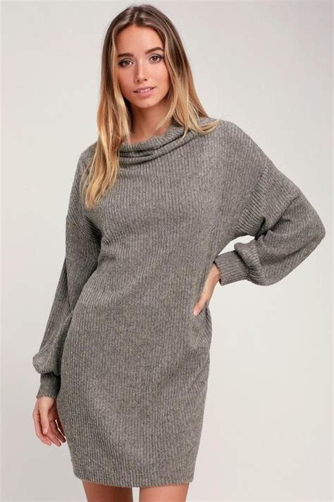 How To Style Cowl Neck Sweater Dress