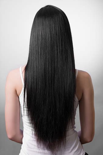 Long Straight Black Hair Stock Photo Download Image Now Istock