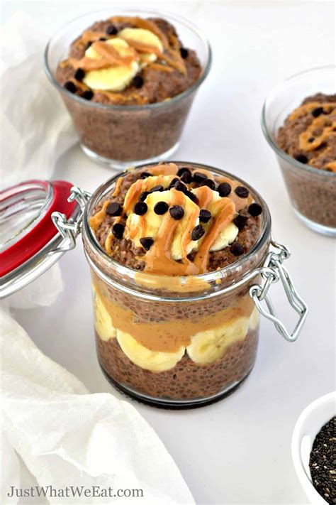 Not using eggs makes this vegan banana pudding recipe a breeze to make because you don't have to temper the eggs like in the traditional bread how to make this easy gluten free banana pudding recipe. Chocolate Peanut Butter Banana Chia Pudding - Gluten Free ...
