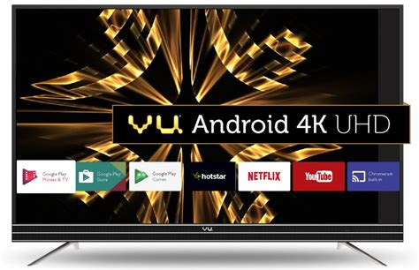 Vu Android 4k Uhd Led Tvs Launched In India Starting At Rs 36999