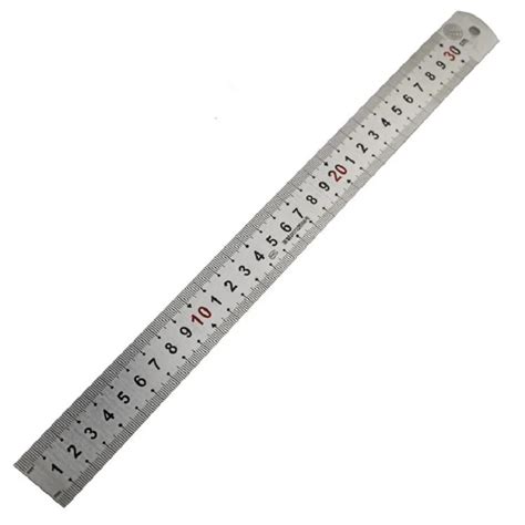 4pcs Stainless Steel Double Sided Metal Ruler Measuring Tool 15cm 6
