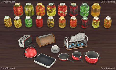 Kitchen Decor Set The Sims 4