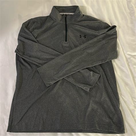 Under Armour Shirts Mens L Under Armor Long Sleeve Zip Up Poshmark