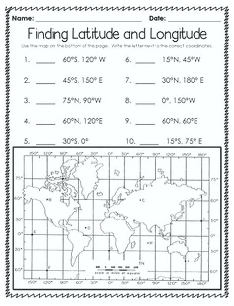 Skills Worksheet Map Skills Us Crops Best Using Latitude And Longitude