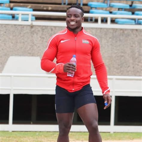 •olympian •100m kenyan sprinter •pb 10:01 sec. Omanyala hopeful of making history - KBC