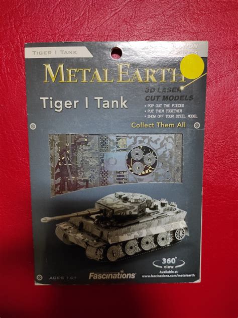 Metal Earth Tiger I Tank 3d Laser Cut Model Kit Hobbies And Toys Toys