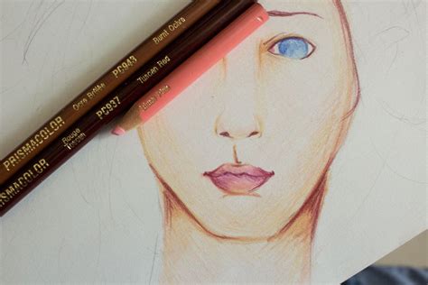 Prismacolor Easy Skin Tone Tutorial Prismacolor Colored Pencil