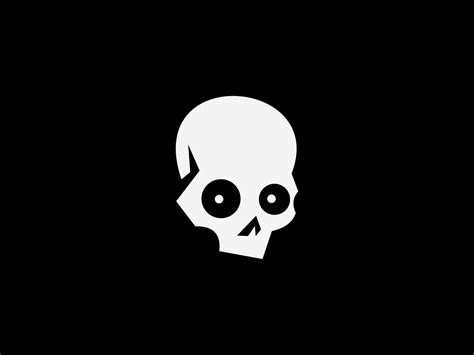 Skull Logo By Lucian Radu On Dribbble