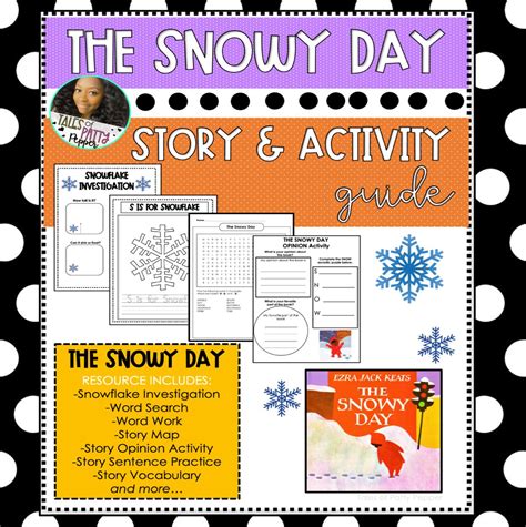 The Snowy Day Story Activity Guide Story Activities Snowy Day