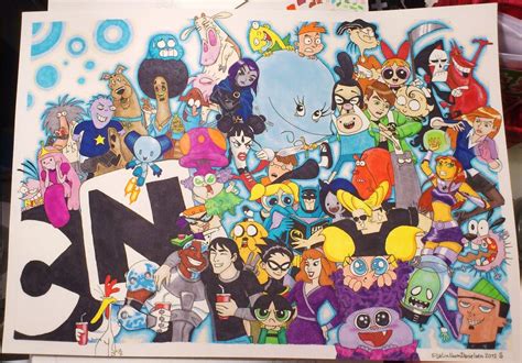 Cartoon Network Cartoon Collage Drawing Download Print Or Email The