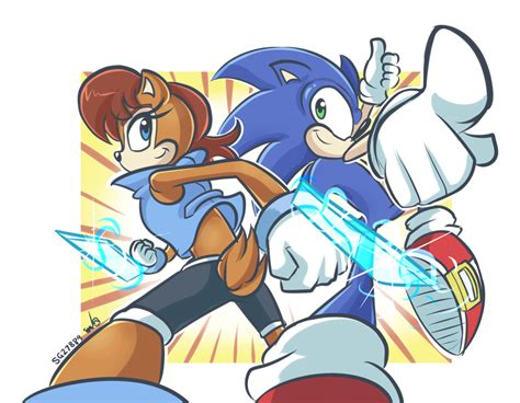 Sonic And Sally By Sg Karuta On Deviantart