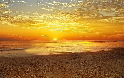 Beach Sunrise Backgrounds Morning Sunrise Beach Beauty 1920 × 1200