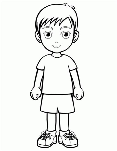 Printable Boy Coloring Pages Coloring Me Coloring Home