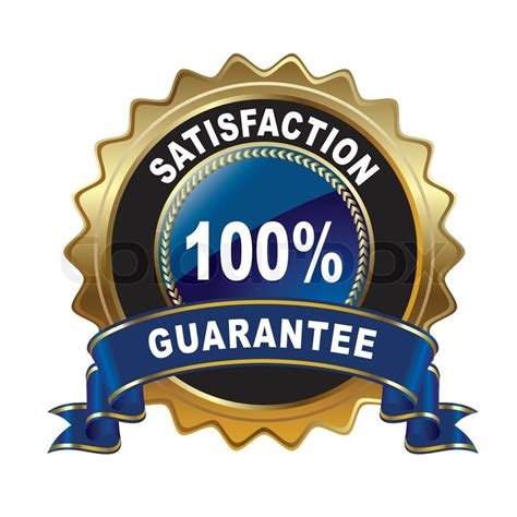 100 Satisfaction Guarantee Vector At Collection Of