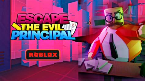 Roblox Escape The Evil Principal Scary Obby Youtube