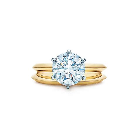 Tiffany And Co Tiffany Setting Engagement Ring With Wedding Band The