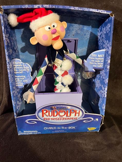 Rudolph Island Of Misfits Original Charlie In Box Works In Box In Misfit Toys Rudolph