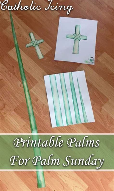 Printable Palms For Palm Sunday Free In 2020 Palm Sunday Easter