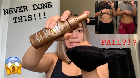 TRYING SELF TANNER FOR THE FIRST TIME RESULTS YouTube