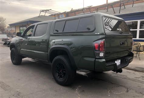 2020 Tacoma V Series Army Green Suburban Toppers