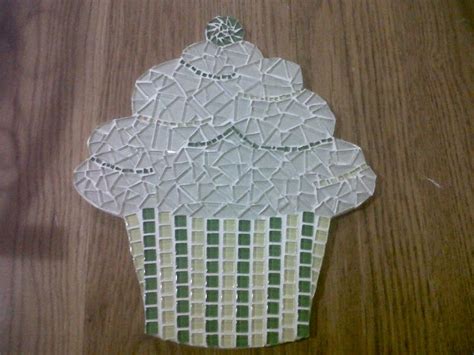 Mosaic Cupcake Mosaic Made