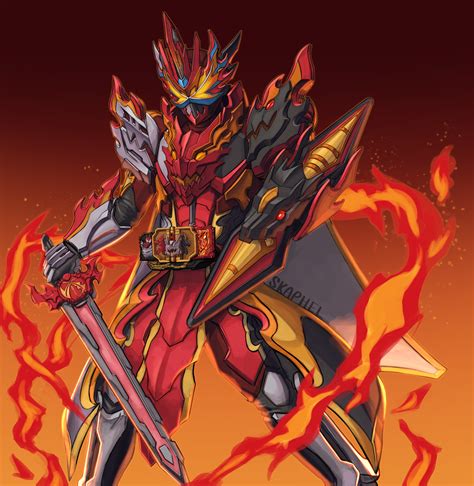 Kamen Rider Saber Emotional Primitive Dragon By Skaphel On Deviantart