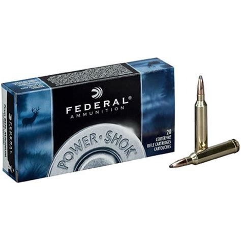 Federal 300 Win Mag 180gr Sp Power Shok 20 Rounds Shooters Delight