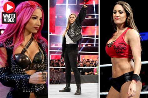 Wwe News Nikki Bella And Sasha Blanks Blast Ronda Rousey Debut Daily