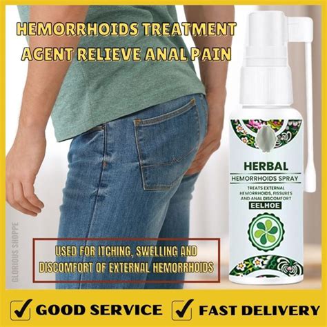 New Arrival Hemorrhoid Treatment Spray 30ml Natural Herbal Essence No Stimulation For Itching