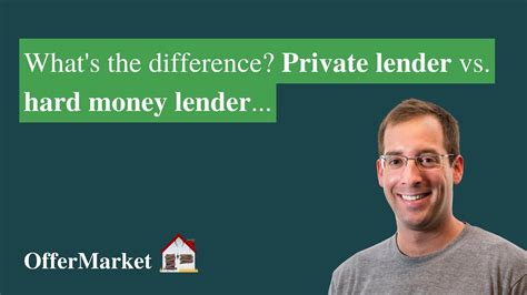 What’s The Difference Between A Private Lender And A Hard Money Lender Youtube
