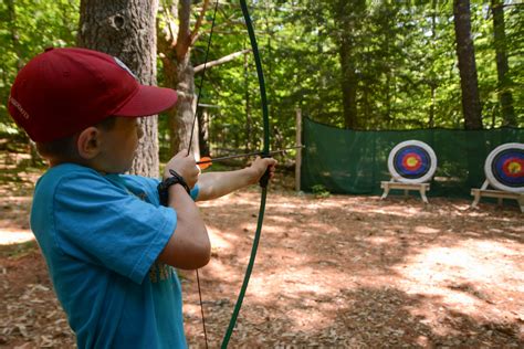 Archery At The Best Boys And Summer Camp Camp Skylemar