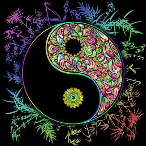 Pin By David On Trippy Colorful Yin Yang Tapestry Yin Yang Art
