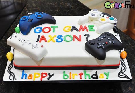 Gamer Birthday Cake Near Me Custom Gaming Cake Topper Boys Birthday