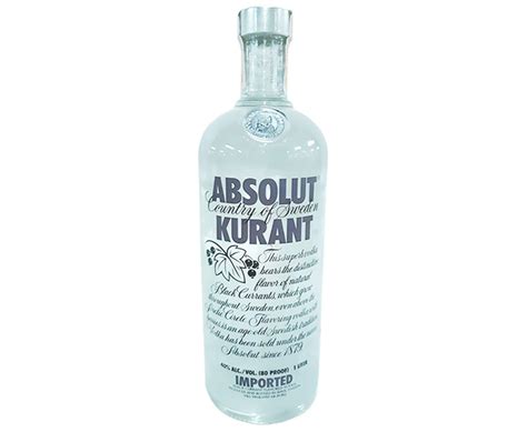 Absolut Kurant Imported 1l