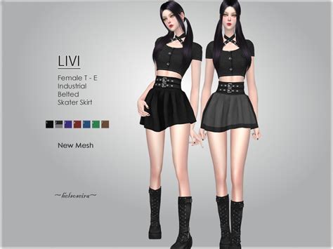 The Sims Resource Livi Mini Skirt