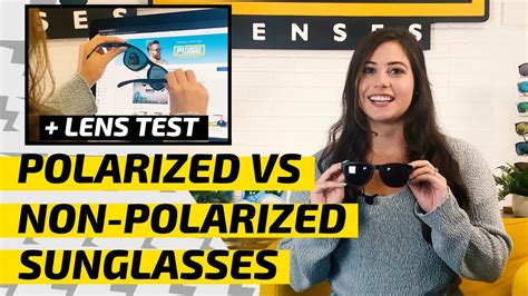 Polarized Vs Non Polarized Sunglasses And Easy Polarized Lenses Test Youtube