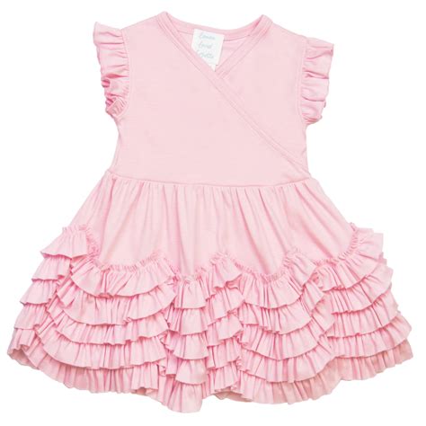 Lemon Loves Layette Mia Dress For Baby And Toddlers In Pink