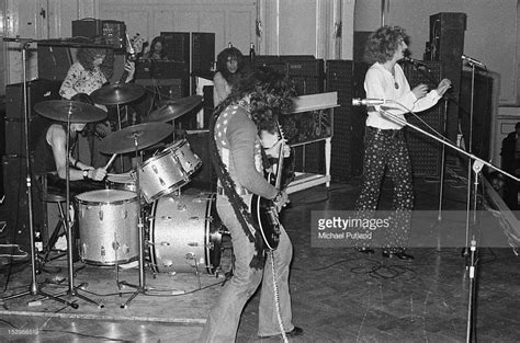 British Rock Band Uriah Heep In Concert In Germany September 1971
