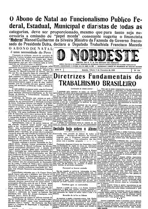 Jornais De Sergipe O Nordeste