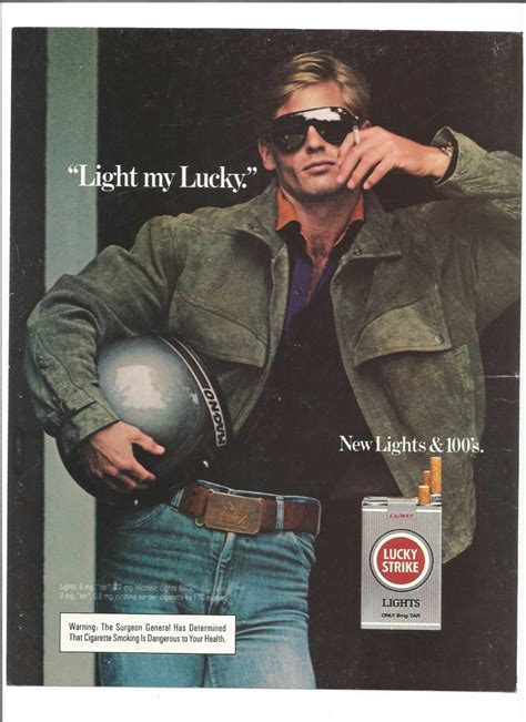 1985 Lucky Strikes Cigarettes Advertisement Smoking 80s Light