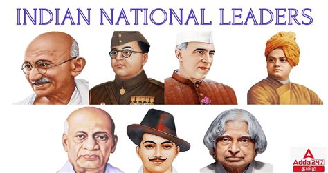 National Leaders Of India List Their Names