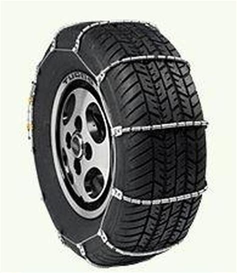 Scc Tire Chains Size Chart