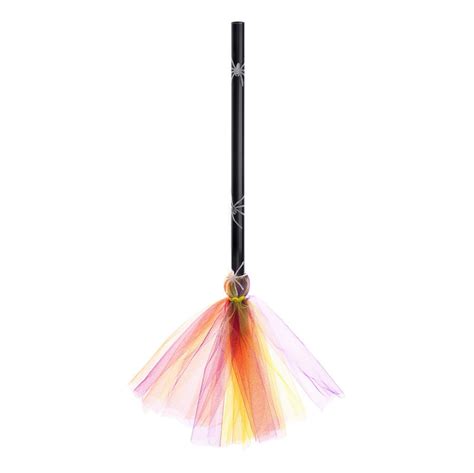 Jikolililili Halloween Noctilucent Witch Broom Plastic Witch Broomstick