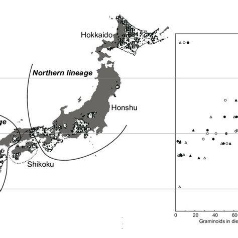 Geographical Distribution Of The Sika Deer In Japan Along With Its