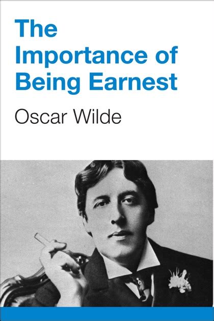The Importance Of Being Earnest By Oscar Wilde On Ibooks