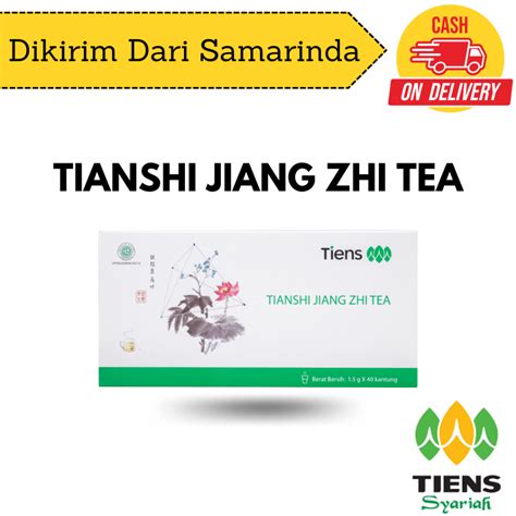 jual jiang zhi tea tiens original teh pelangsing peluntur lemak kirim dari samarinda ada