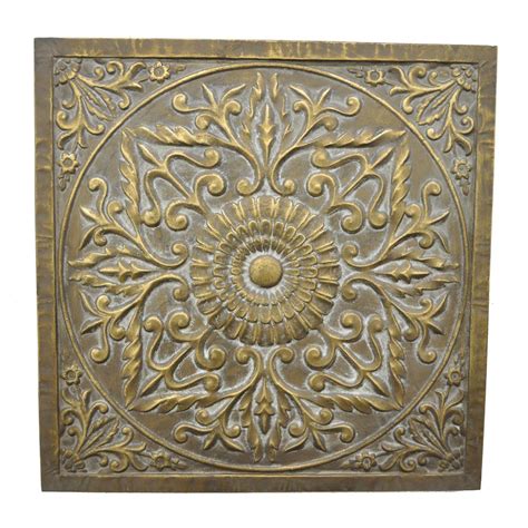 Three Hands Square Medallion Wall Art 57521 The Home Depot