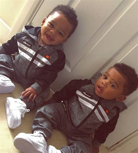 Boy Cute Black Twin Babies With Swag 180 Cute Twins Ideas Cute Twins
