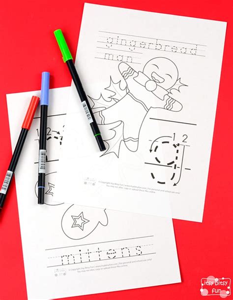 Christmas Alphabet Coloring Pages - Itsy Bitsy Fun