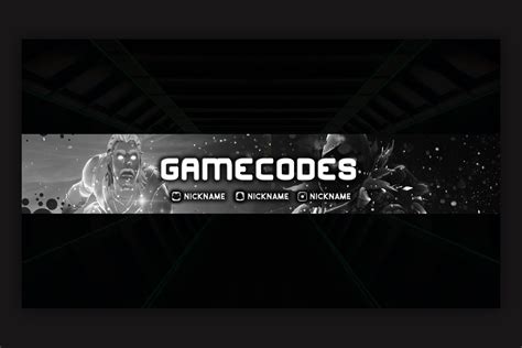 10 Gaming Youtube Banner Template Creative Youtube